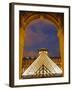 View of the Pyramid and the Louvre Museum Building-null-Framed Photographic Print