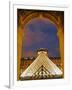 View of the Pyramid and the Louvre Museum Building-null-Framed Photographic Print