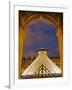 View of the Pyramid and the Louvre Museum Building-null-Framed Photographic Print