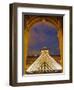 View of the Pyramid and the Louvre Museum Building-null-Framed Photographic Print