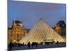 View of the Pyramid and the Louvre Museum Building-null-Mounted Photographic Print