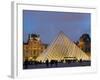 View of the Pyramid and the Louvre Museum Building-null-Framed Photographic Print