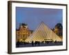 View of the Pyramid and the Louvre Museum Building-null-Framed Photographic Print