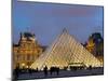 View of the Pyramid and the Louvre Museum Building-null-Mounted Photographic Print