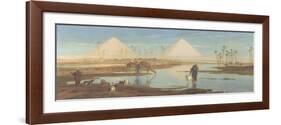 View of the Pyramids-Frederick Goodall-Framed Giclee Print