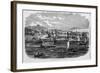 View of the Quarantine Grounds and Buildings at Staten Island, N. Y..-null-Framed Premium Giclee Print