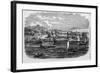 View of the Quarantine Grounds and Buildings at Staten Island, N. Y..-null-Framed Premium Giclee Print