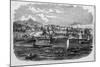 View of the Quarantine Grounds and Buildings at Staten Island, N. Y..-null-Mounted Giclee Print