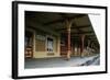 View of the Railway Station-null-Framed Giclee Print