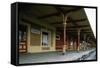 View of the Railway Station-null-Framed Stretched Canvas