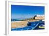 View of the Ramparts of the Old City, Essaouira, Morocco-Nico Tondini-Framed Photographic Print