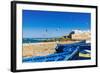View of the Ramparts of the Old City, Essaouira, Morocco-Nico Tondini-Framed Photographic Print