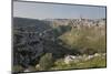 View of the Ravine and the Sassi Area of Matera with Matera Cathedral, Basilicata, Italy, Europe-Martin Child-Mounted Photographic Print