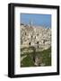 View of the Ravine and the Sassi Area of Matera with Matera Cathedral-Martin-Framed Photographic Print
