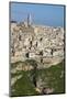View of the Ravine and the Sassi Area of Matera with Matera Cathedral-Martin-Mounted Photographic Print