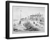 View of the Red House Inn on the Banks of the River Thames, Battersea, London, 1850-null-Framed Giclee Print