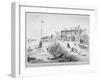 View of the Red House Inn on the Banks of the River Thames, Battersea, London, 1850-null-Framed Giclee Print