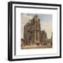 View of the Regensburg Cathedral-Jakob Alt-Framed Premium Giclee Print