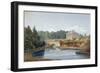 View of the Regent's Canal, Lisson Grove Road, St John's Wood, London, C1830-William Crotch-Framed Giclee Print