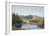 View of the Regent's Canal, Lisson Grove Road, St John's Wood, London, C1830-William Crotch-Framed Giclee Print