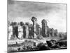 View of the Remains of Caracalla's Baths, Taken from the Jesuit's Garden, Rome, C.1778-Richard Cooper-Mounted Giclee Print