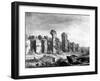 View of the Remains of Caracalla's Baths, Taken from the Jesuit's Garden, Rome, C.1778-Richard Cooper-Framed Giclee Print