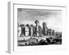 View of the Remains of Caracalla's Baths, Taken from the Jesuit's Garden, Rome, C.1778-Richard Cooper-Framed Giclee Print