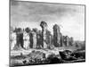 View of the Remains of Caracalla's Baths, Taken from the Jesuit's Garden, Rome, C.1778-Richard Cooper-Mounted Giclee Print