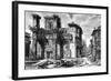 View of the Remains of the Forum of Nerva, from the 'Views of Rome' Series, 1758-Giovanni Battista Piranesi-Framed Giclee Print