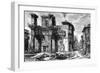 View of the Remains of the Forum of Nerva, from the 'Views of Rome' Series, 1758-Giovanni Battista Piranesi-Framed Premium Giclee Print