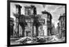 View of the Remains of the Forum of Nerva, from the 'Views of Rome' Series, 1758-Giovanni Battista Piranesi-Framed Giclee Print