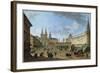 View of the Resurrection Gate on Red Square, Moscow, Russia, C1801-Fyodor Yakovlevich Alexeev-Framed Giclee Print