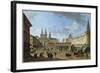 View of the Resurrection Gate on Red Square, Moscow, Russia, C1801-Fyodor Yakovlevich Alexeev-Framed Giclee Print