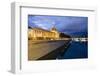 View of the Rhone and Hotel Dieu from Pont De La Guillotiere-Massimo Borchi-Framed Photographic Print