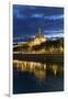 View of the Rhone and Hotel Dieu from Pont Wilson-Massimo Borchi-Framed Premium Photographic Print