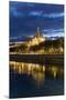 View of the Rhone and Hotel Dieu from Pont Wilson-Massimo Borchi-Mounted Premium Photographic Print