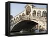 View of the Rialto Bridge on the Grand Canal Built in the Sixteenth Century, Venice, Italy-Prisma-Framed Stretched Canvas