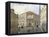 View of the Riga Stock Exchange-Albert Nikolayevich Benois-Framed Stretched Canvas