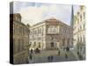 View of the Riga Stock Exchange-Albert Nikolayevich Benois-Stretched Canvas