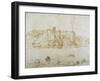 View of the Ripa Grande, Rome, C.1552-Pieter Bruegel the Elder-Framed Giclee Print