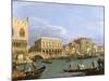 View of the Riva Degli Schiavoni, 1735-1739-Canaletto-Mounted Giclee Print