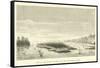 View of the River Apu-Paro and the Sacramento Plains-Édouard Riou-Framed Stretched Canvas