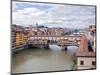 View of the River Arno and Ponte Vecchio, Florence, UNESCO World Heritage Site, Tuscany, Italy, Eur-Godong-Mounted Photographic Print