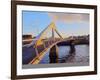 View of the River Clyde and the Tradeston Bridge, Glasgow, Scotland, United Kingdom, Europe-Karol Kozlowski-Framed Photographic Print