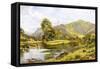 View of the River Conway-Benjamin Williams Leader-Framed Stretched Canvas