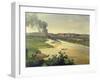 View of the River Elbe, C. 1870-Christian Friedrich Gille-Framed Giclee Print