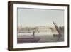 View of the River Front of New Somerset House, from Bankside, 1796-null-Framed Giclee Print
