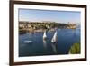 View of The River Nile and Nubian village on Elephantine Island, Aswan, Upper Egypt, Egypt, North A-Jane Sweeney-Framed Photographic Print