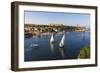 View of The River Nile and Nubian village on Elephantine Island, Aswan, Upper Egypt, Egypt, North A-Jane Sweeney-Framed Photographic Print