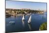 View of The River Nile and Nubian village on Elephantine Island, Aswan, Upper Egypt, Egypt, North A-Jane Sweeney-Mounted Photographic Print